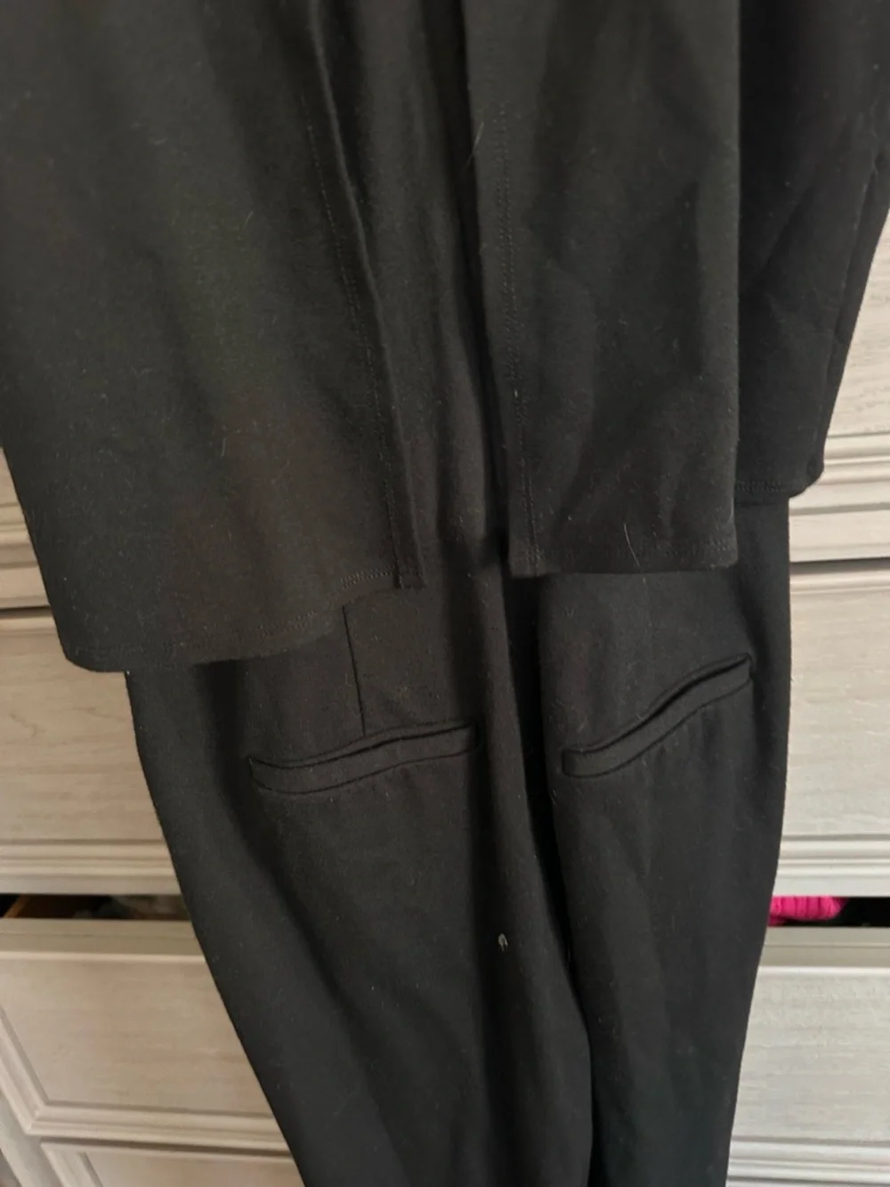Anthropologie Black Cropped Wide-Leg Jumpsuit Women's Sleeveless Jumpsuit size - Picture 5 of 8